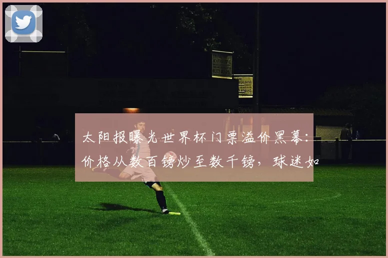 太阳报曝光世界杯门票溢价黑幕：价格从数百镑炒至数千镑，球迷如何避免被坑？
